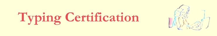 Typing Certifications Logo